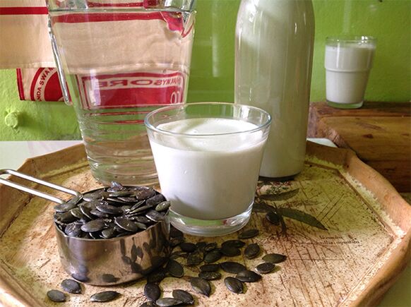 lapte cu seminte de dovleac pentru viermi